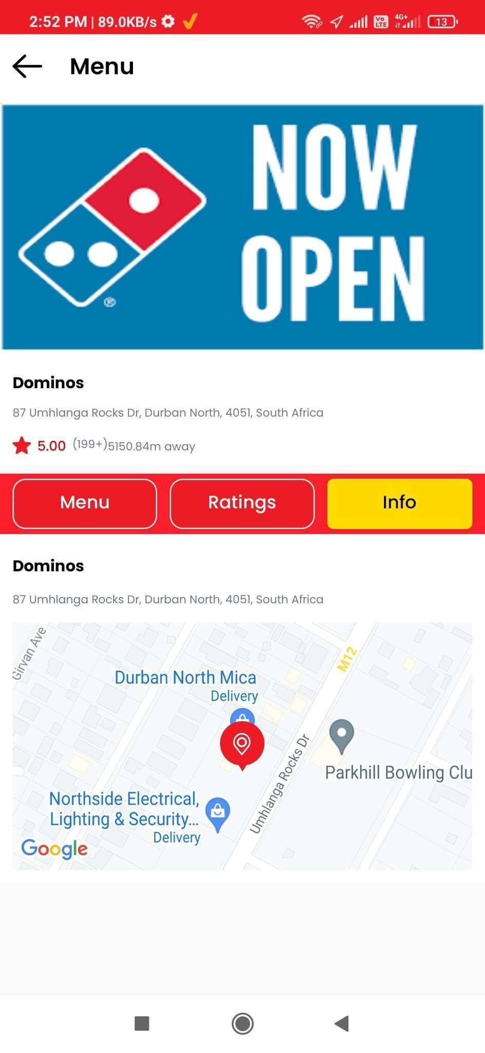 Mr T Food Delivery app