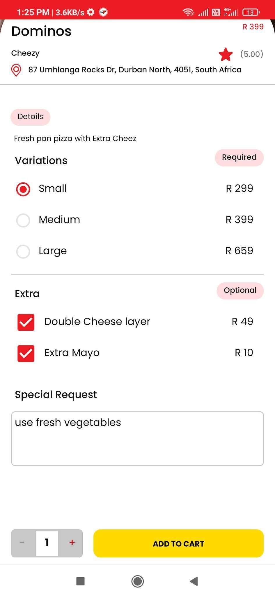 Mr T Food Delivery app