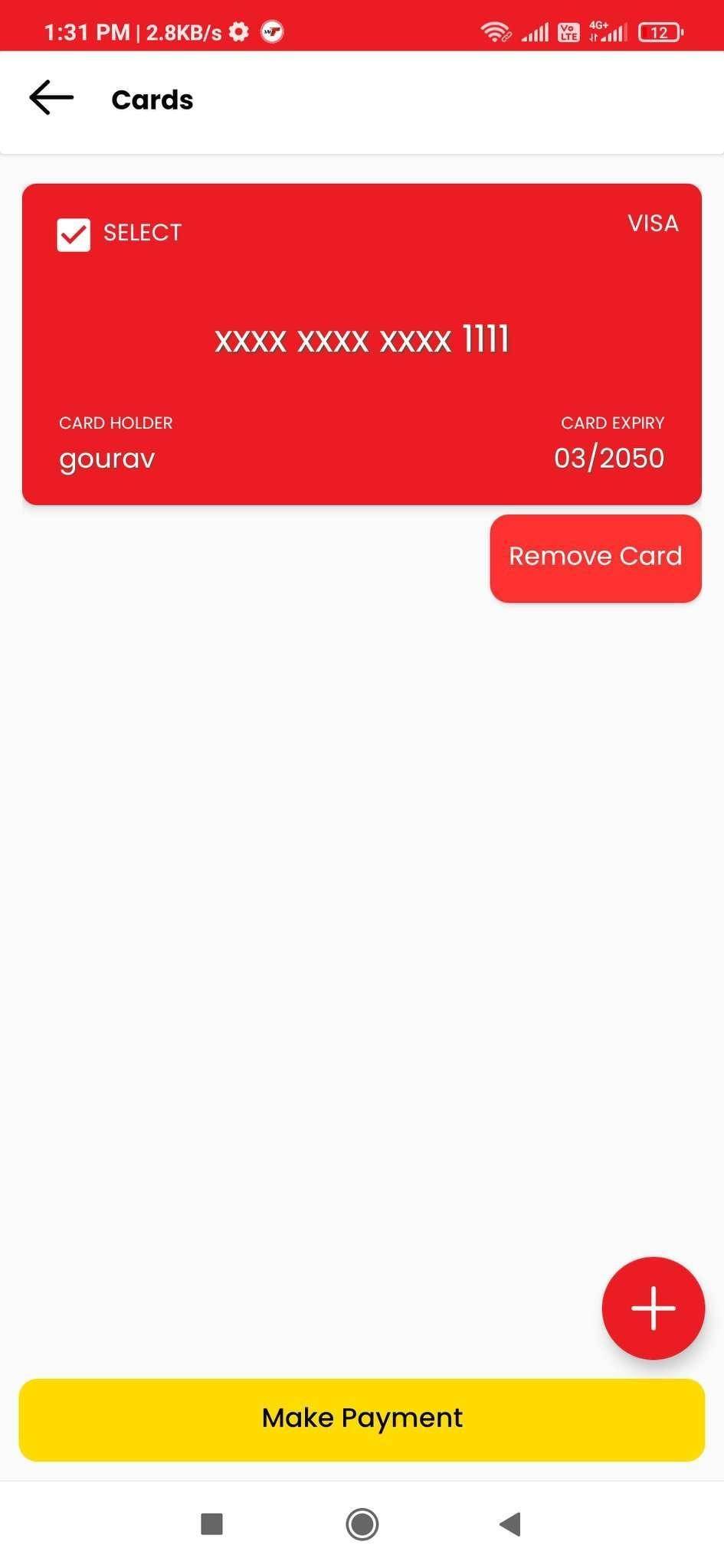 Mr T Food Delivery app