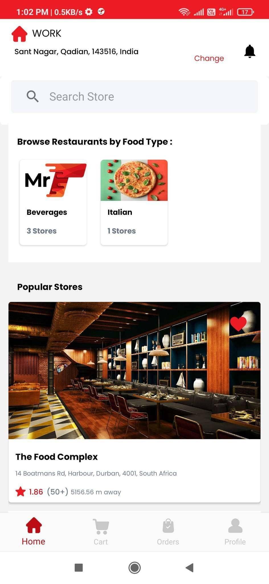 Mr T Food Delivery app