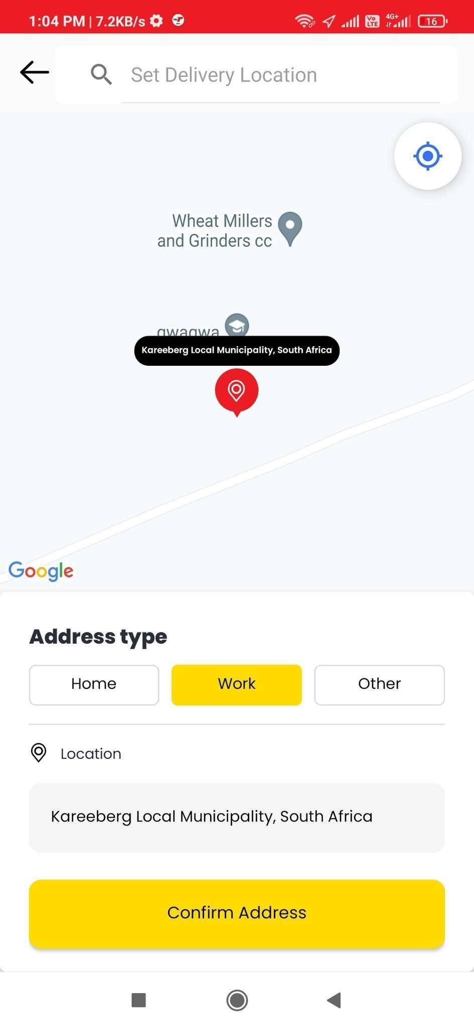 Mr T Food Delivery app