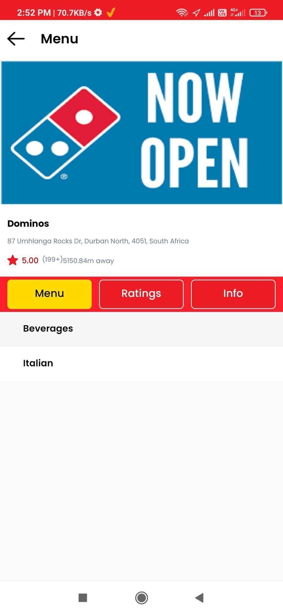 Mr T Food Delivery app